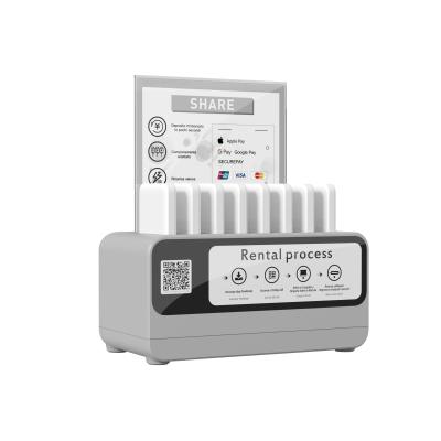 8 USB Ports Advertising Shared Rental Power Bank 251*141*125mm