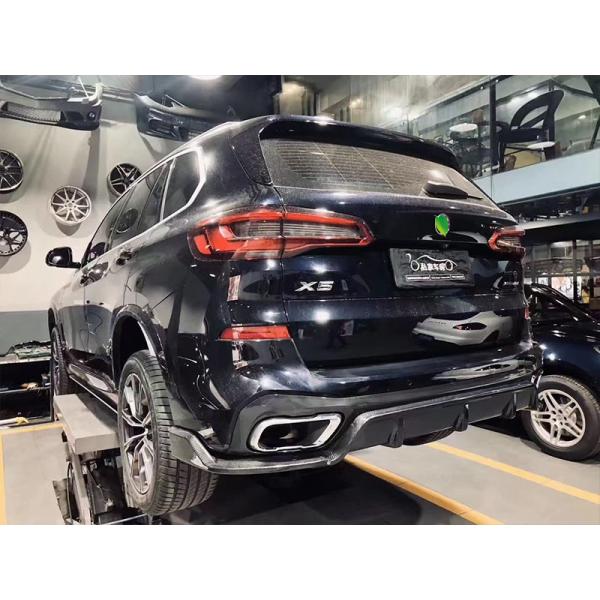 Venta caliente X5 G05 Fibra de carbono Kit de cuerpo Forbmw X5 Fibra de carbono delantera pala trasera difusor spoiler falda lateral