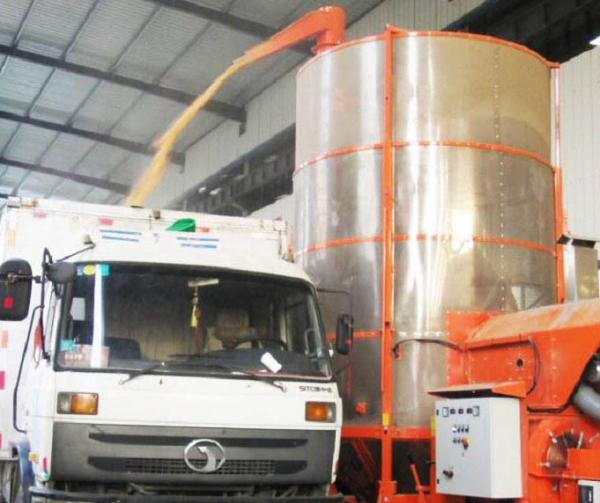 Italian Technology Mobile Maize Dryer 19 Ton Per Batch  Diesel Fuel