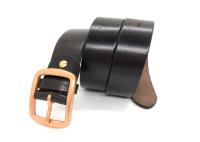 Ceinture de cuir occasionnelle de peau de vache de la mode des hommes avec la boucle de cuivrage