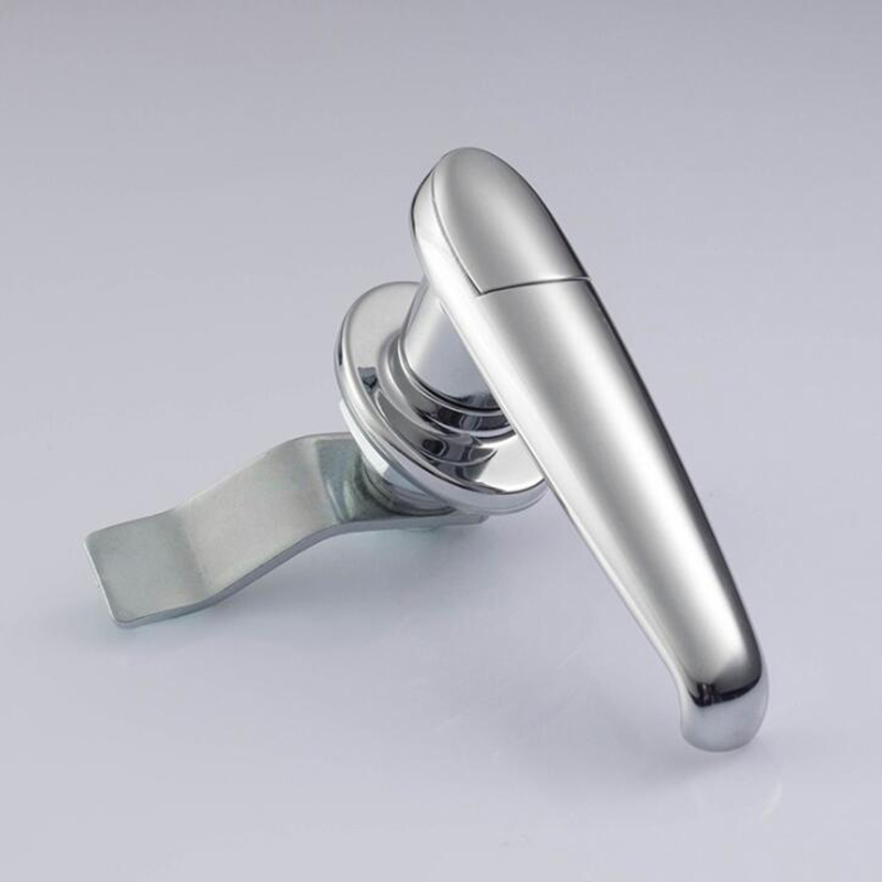 Защелка 105x13.8mm шкафа плакировкой Chrome серебряная пушпульная