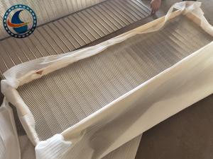 食品ろ過用ステンレス鋼ウェッジワイヤースクリーンパネル