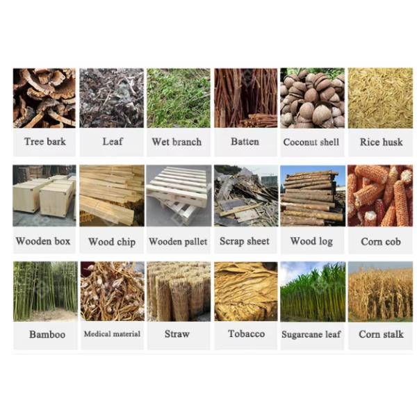 Mobile Palm Leaf Tree Crusher Wood Chipper