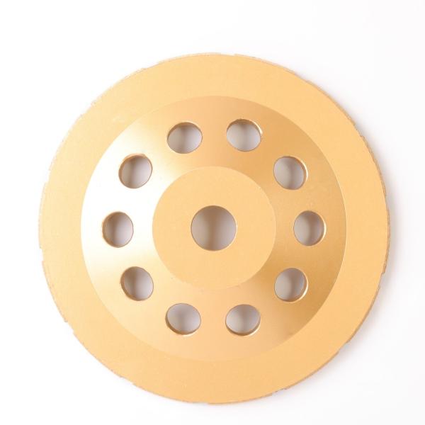 Double Row Diamond Grinding Cup Wheel , 5 Inch 4 Inch Diamond Grinding Wheel