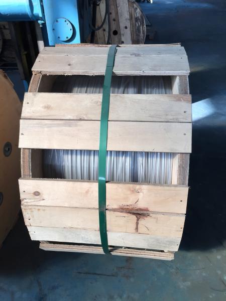Fio folheado de alumínio da proteção de relâmpago de Acsr do fio de aço do carbono alto único para despesas gerais compostas de fibra ótica