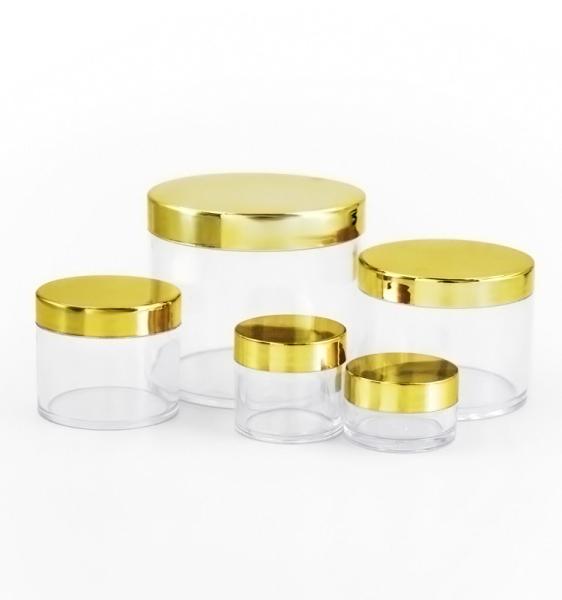 1oz Clear Frosted Cream Jars Cosmetic Packaging Empty Cosmetic Jars 20g 30g
