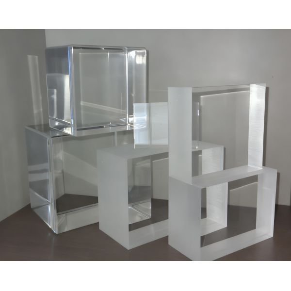 Transparent Acrylic Wall Panels System for Infinity Edge Pool Custom Manufacturing & CNC Cutting Service