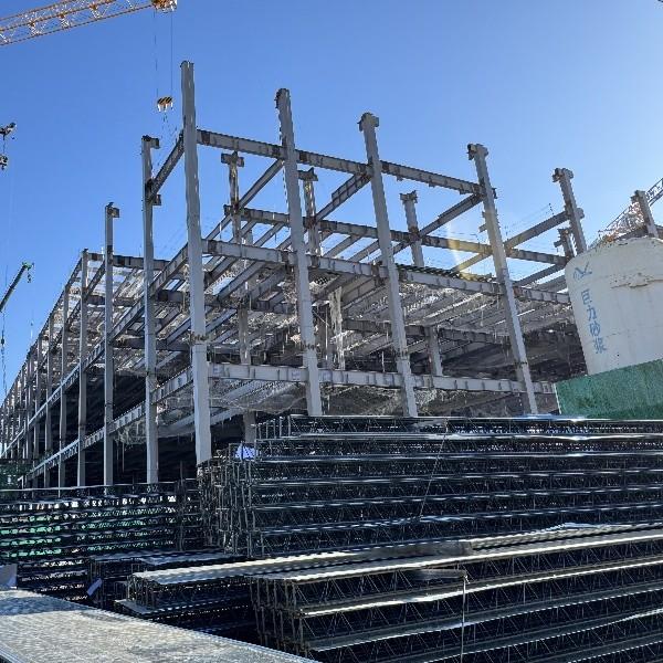 Safety And Reliability Prefab Metal Trusses Deck / Truss Deck System Using CNC Assembly Line