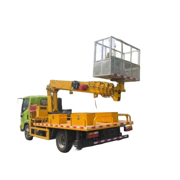 23 метра Максимальная высота эксплуатации Платформа воздушной работы Грузовик Ведра Размер 1000x700x1250 мм