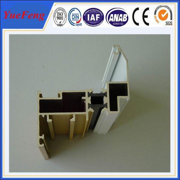 yuefeng aluminium profiles china manufacturer,grey powder coating aluminum window frames