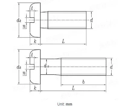 Ранг нержавеющей стали 10,9 винтов машины лотка DIN 85 прорезанная главная