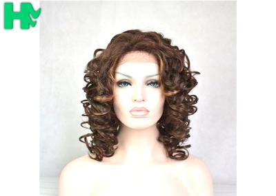 Cosplay Hair Brown Inner Buckle Women Wig For Heat Resistant Synthetic Wigs