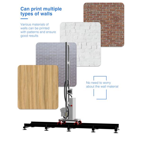 Indoor And Outdoor Wall Mount 3D Printer For Metal Paper Wood And Ceramic Tiles