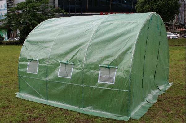 New  Design iron double door arch greenhouse，garden balcony vegetable insulation shed greenhouse， ice proof rain proof