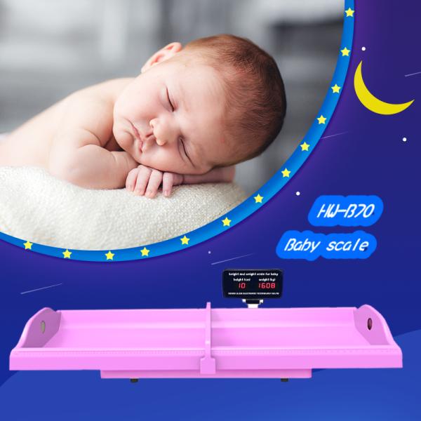 Infant Weight and Height Measuring Scale with 129*50*30CM Product Size Accurate Results
