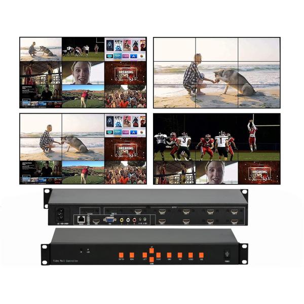 USB VGA регулятора 3x3 2x4 4x2 HDMI DVI стены RS232 9CH LCD видео- для соединять 9 ТВ