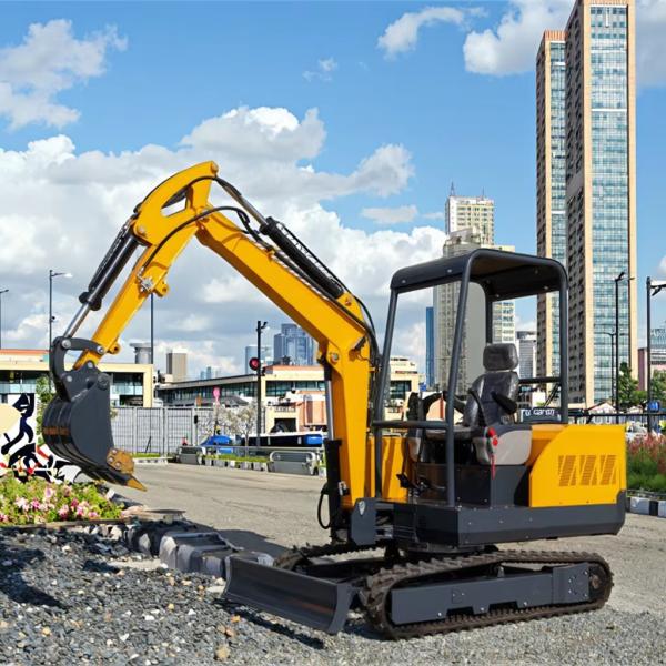 Multifunctional 3 Ton Mini Hydraulic Excavator 360 Degree Rotation Small Crawler Digger