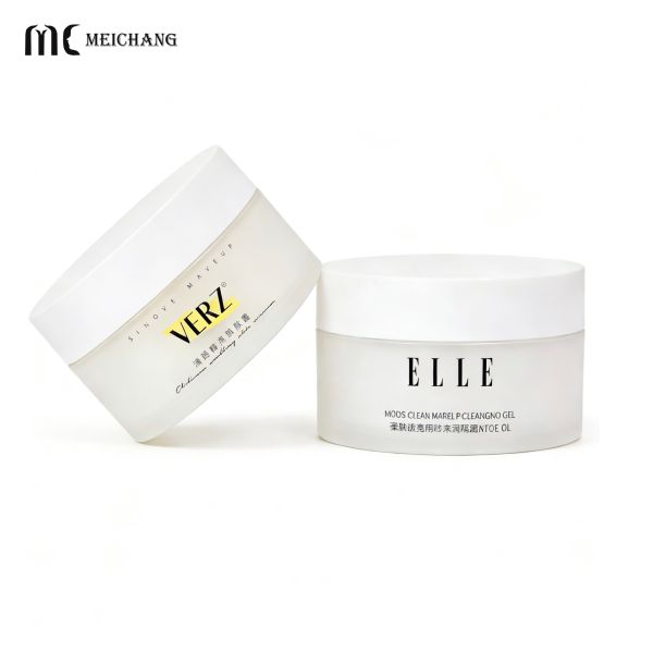 PP Double Wall Straight and Round Acne Cream Jar – Airtight Freshness, Customizable & Eco-Friendly Packaging(MC-P-544)