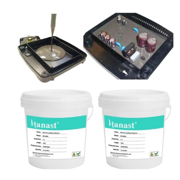 Battery Cell Module Potting 2.0 High Thermal Conductivity Silicone Potting Compound 1:1