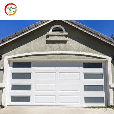 Modern Style Customizable Steel Flip Sectional Lift Overhead Garage Door Factory Price Finished Surface for Home Use