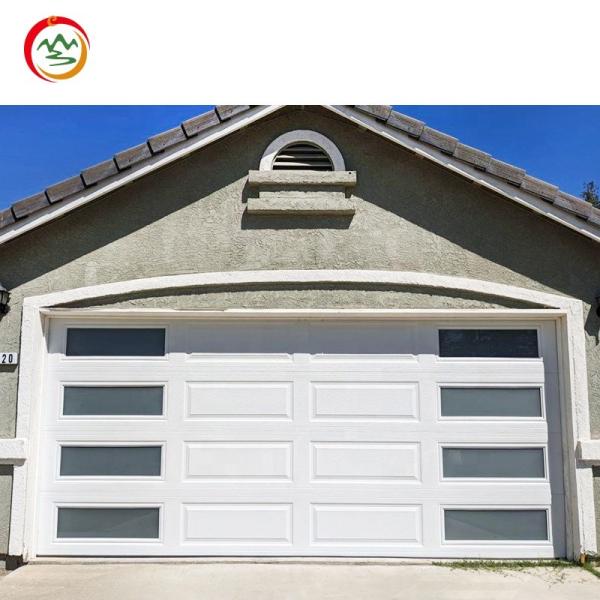 Modern Style Customizable Steel Flip Sectional Lift Overhead Garage Door Factory Price Finished Surface for Home Use