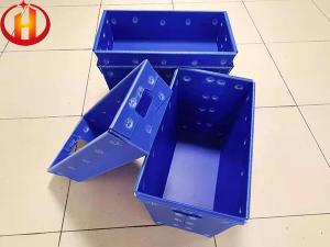 5mm Corrugated Plastic Totes Stackable Impact Resistant Recyclable Corflute