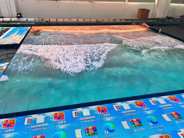 Lionled SMD P3.91 Indoor Floor Led Display With Die-Casting Aluminum Panel