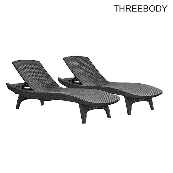 Comfortable Patio Furniture Chaise Lounge , Outdoor Furniture Pool Chaise Lounge Chairs