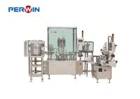 Machine à étiquettes de capsulage de remplissage de bouteilles de baisse pour 5ml 10ml 15ml rond la bouteille