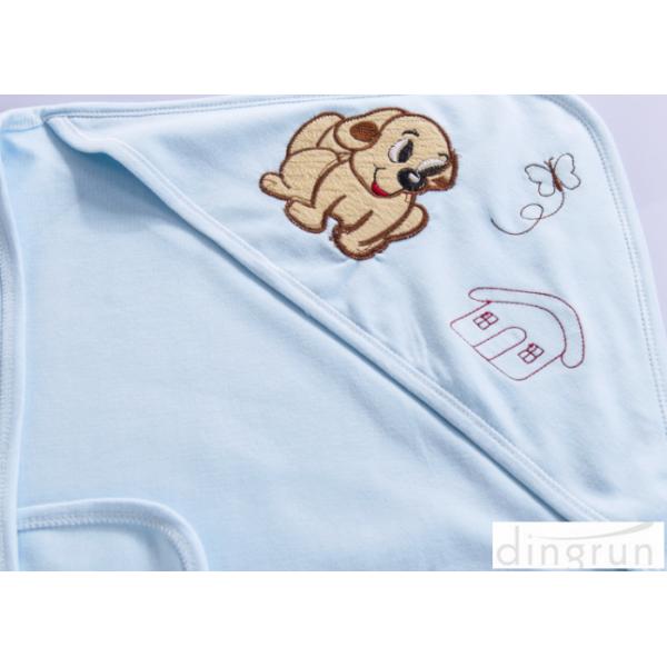 Soft Textile Baby Hooded Towels / Swimming Towels With Hoods 90*90cm