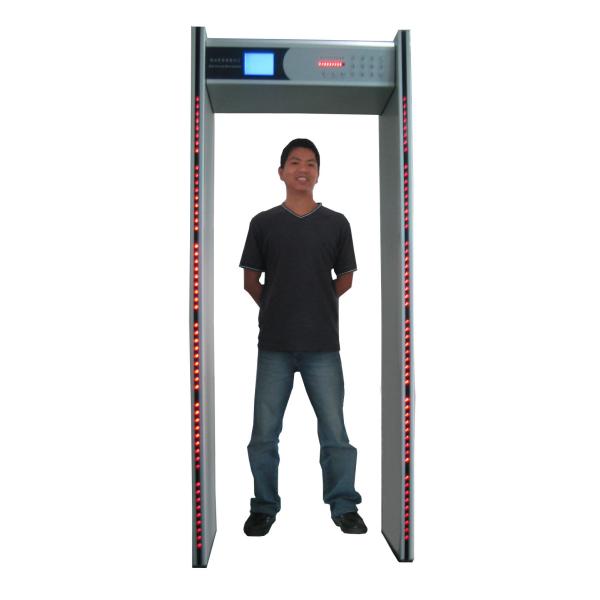 LCD 6 zones walk through metal detectors