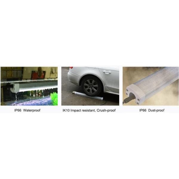 15w Waterproof led tube 600mm For Railway station / Parking Lot