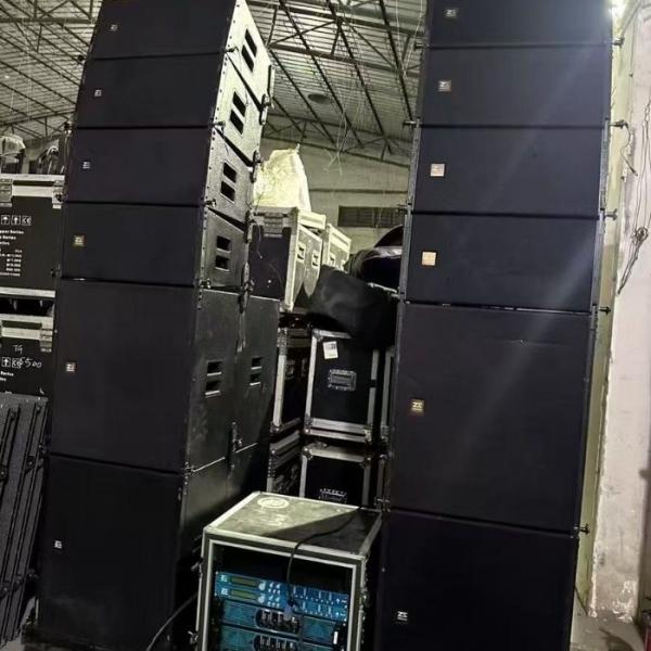 Professional Line Array Speaker Omnidirectional Space Efficiency Line Array System