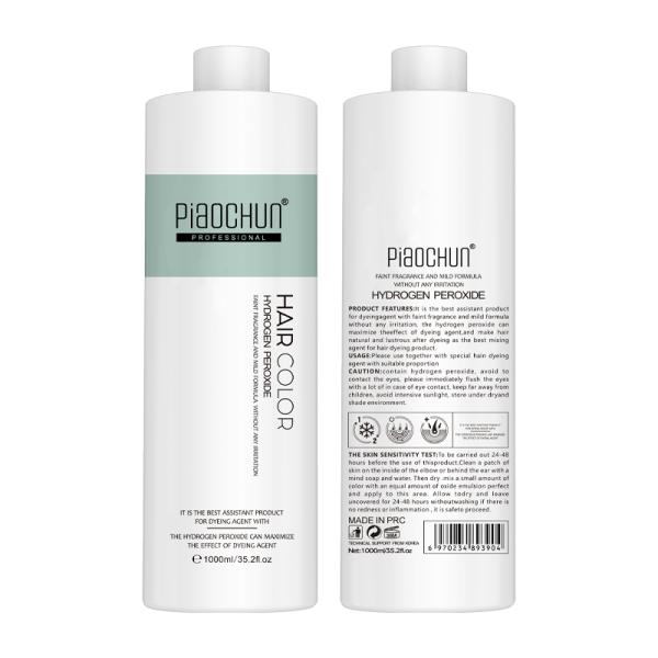 Hair Color Hydrogen Peroxide For Professional Formula With Anti-Allergic Agents For Clean Smooth And Lustrous Hair