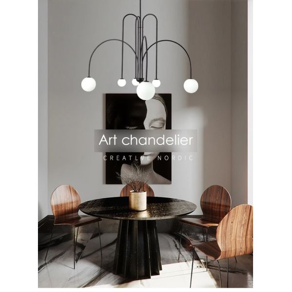 Nordic Minimalist Pendant Light for Living Room Restaurant Lamp（WH-AP-668）