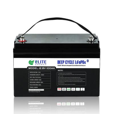 Rechargeable LFP 12V 100Ah Lithium Ion Battery 5000 Cycles For ESS