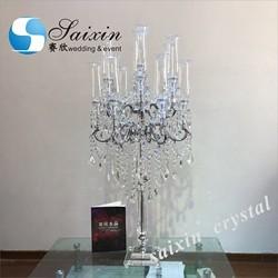 13 Armas Flor Ouro Metal Candelabro Casamento 130cmx68cm