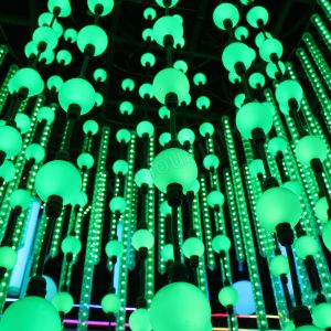 50mm 3D Solid Ball LED Pixel Ball Durable DMX512 Stage Nightclubs Lights RGB LED Ball Light