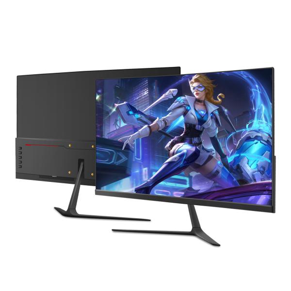 Curved 24 Inch Black White Color LED Gaming Monitor 1K FHD Resolution 2800R 144Hz 165Hz 180Hz