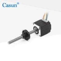 Casun Nema8 Híbrido Parafuso de Chumbo Motor de Passo Tr4x2 Cor Preta