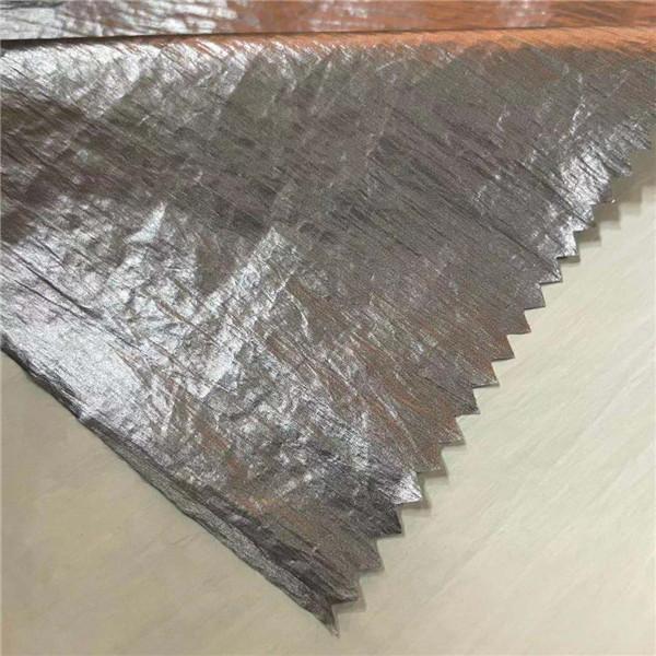 100% Nylon Gold Foiled Winter Breaker Fabric 40D*40D 75gsm 150cm Waterproof