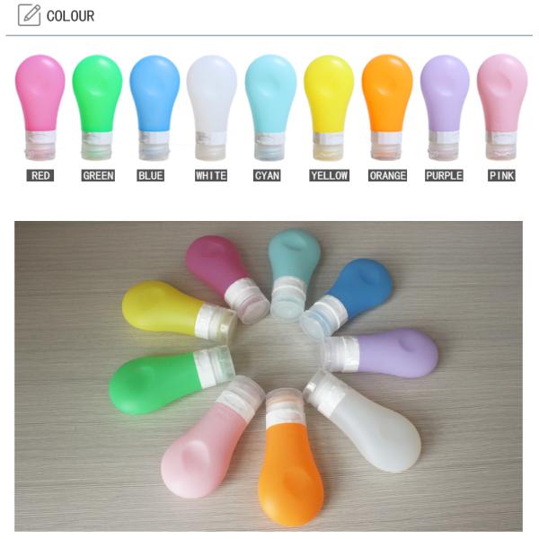 Бутылки перемещения силикона 37g Eco дружелюбные не токсические небольшие