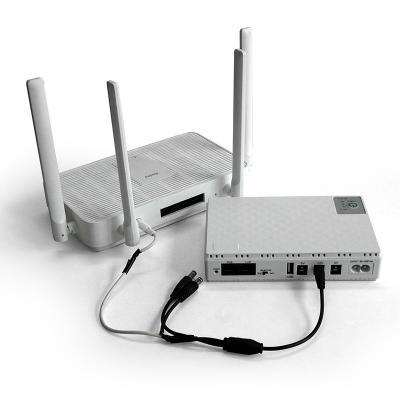 12 Volt Router Ups Backup Power Mini DC UPS Voltagem de entrada AC 100V-240V Poe UPS