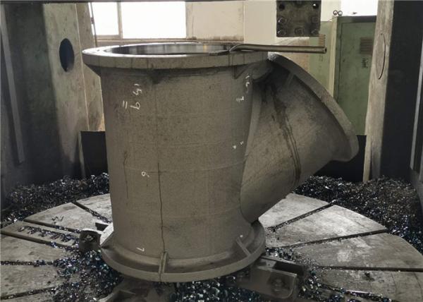 High Strength Carbon Steel Casting , Carbon Steel Tee For Railway / Bridge Industrial