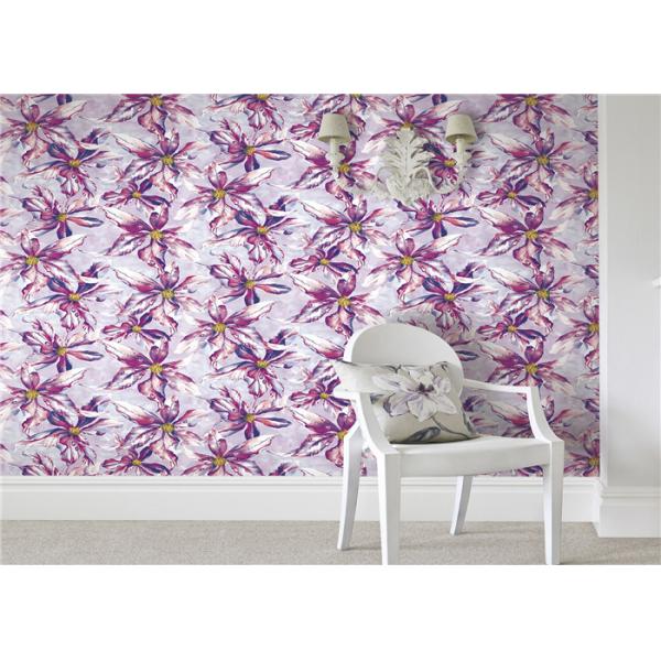 Washable Modern Removable Wallpaper , Modern Bedroom Wallpaper Soundproof
