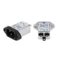 Filtro EMI de entrada IEC 1A-10A 110V Filtro de ruido de enchufe único para interruptor de alimentación