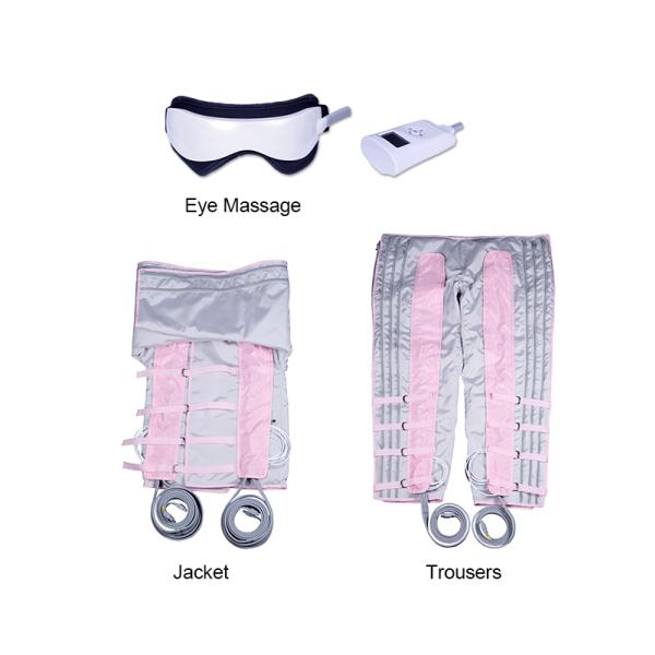 Máquina de terapia de belleza de equipo de presoterapia infrarroja con 24 bolsas de aire