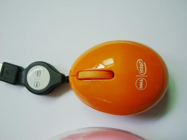 nuevo ratón inalámbrico atado con alambre del Trackball 2012 con el logotipo WES-M-005 de la impresión de la serigrafía