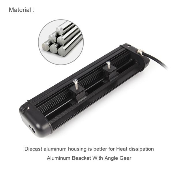 Single Row Amber Led Light Bar Spot Flood Combo Beam For 4x4 Offroad Uaz ATV SUV Tractor Truck Boat 12V 24V Driving Barr