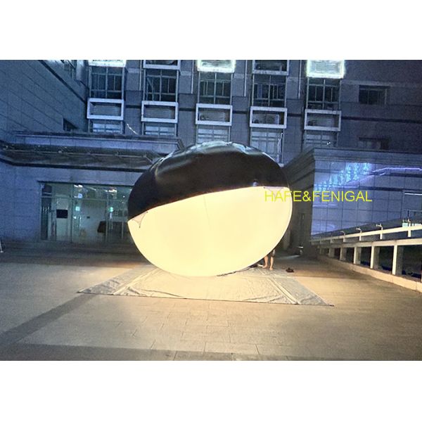 3.6kW Elliptical LED Film Balloon Light For Street Night Scenes And Large-Scale Set Illumination